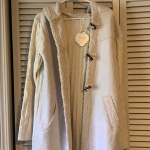 women’s fuzzy thick jacket